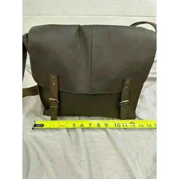 ROTHCO Brown Leather Medic Bag Hobo Tote Purse - Picture 10 of 15